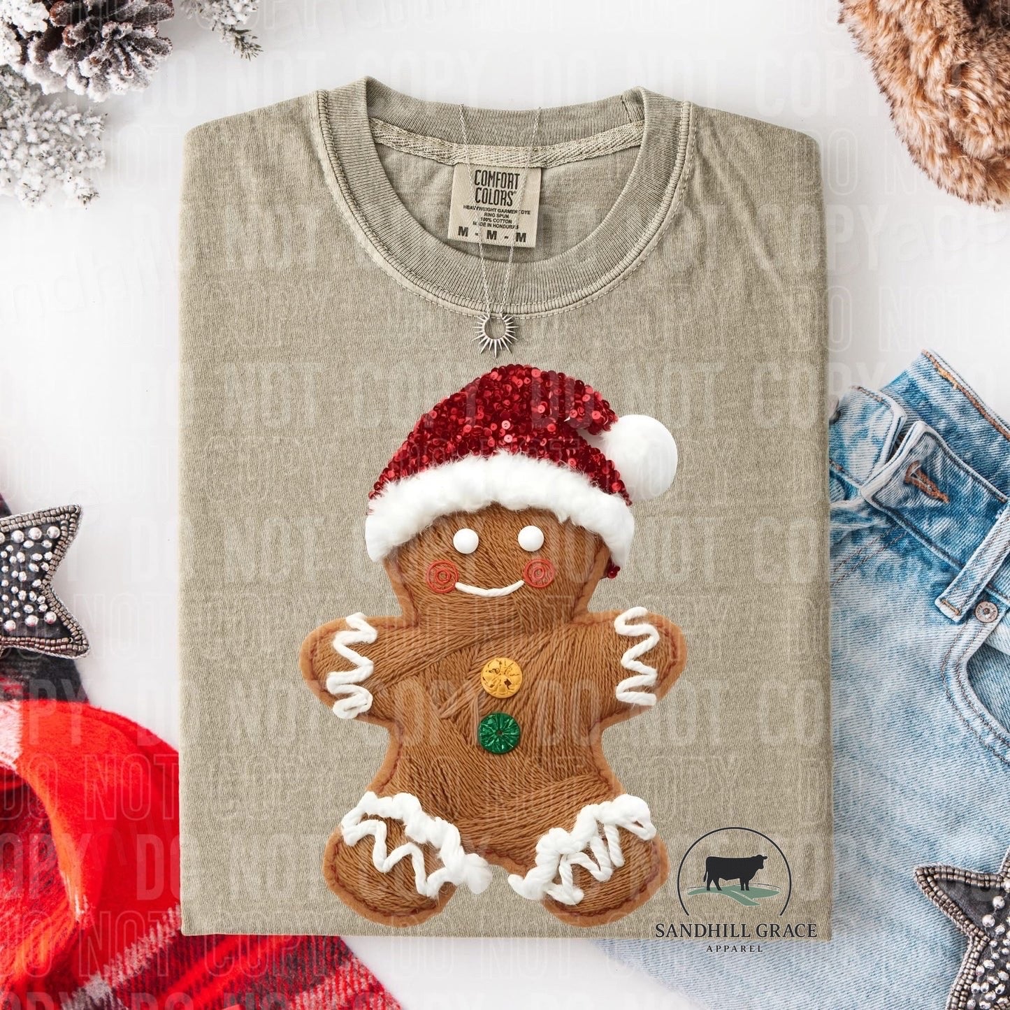 Faux Yard Gingerbread Man
