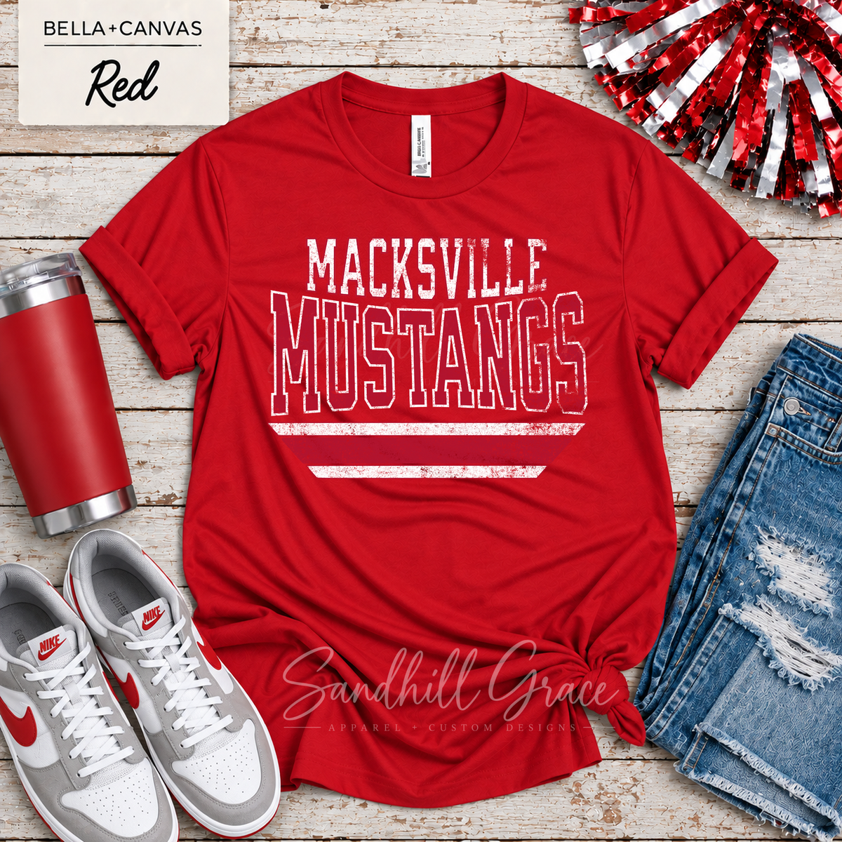 Macksville Mustangs — Stripe