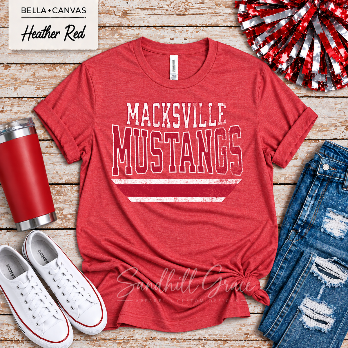 Macksville Mustangs — Stripe