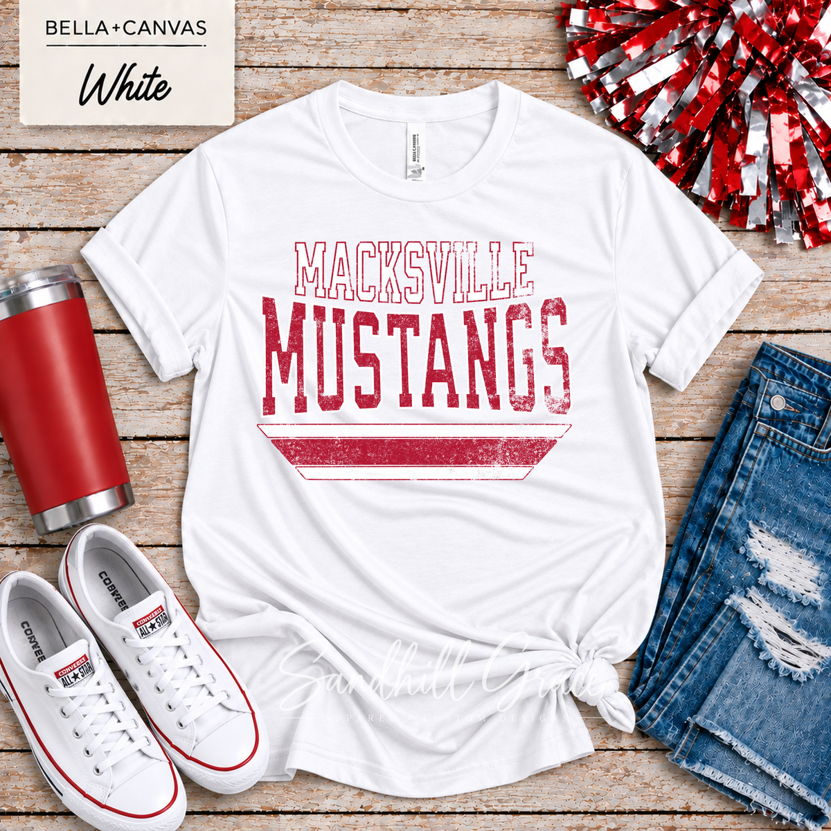 Macksville Mustangs — Stripe
