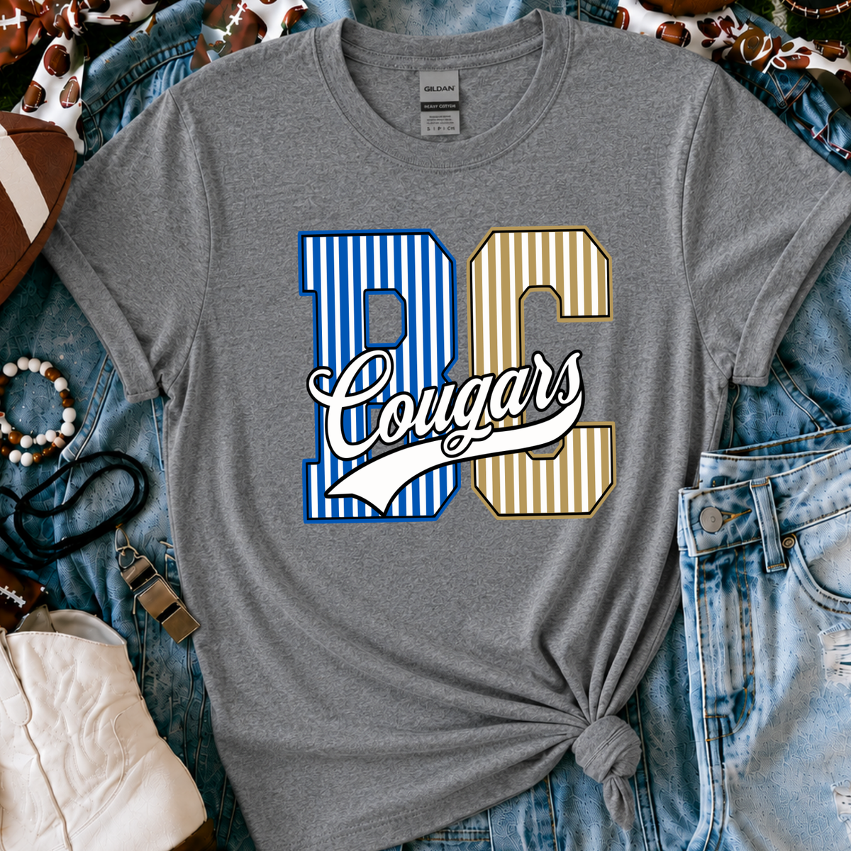 Barton Cougars Triple Color
