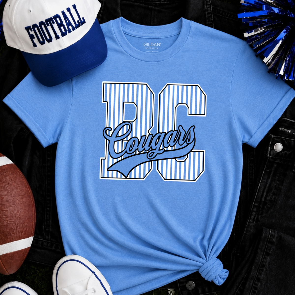 Barton Cougars Black & White