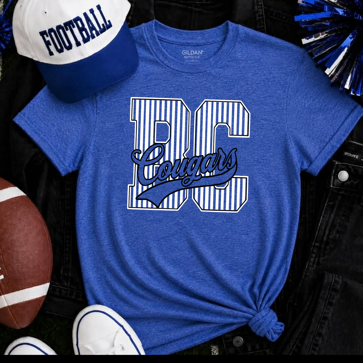 Barton Cougars Black & White