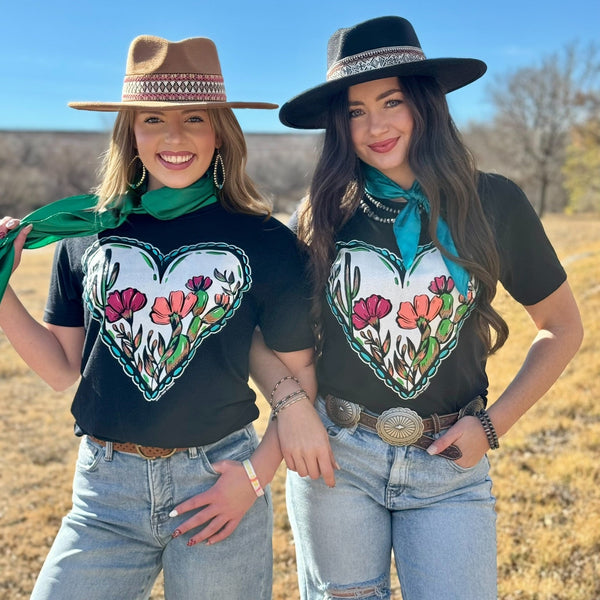 Lauren's Western Heart Tee