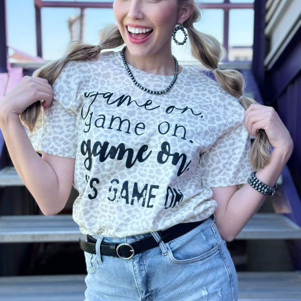 Game On. on Leopard Tee