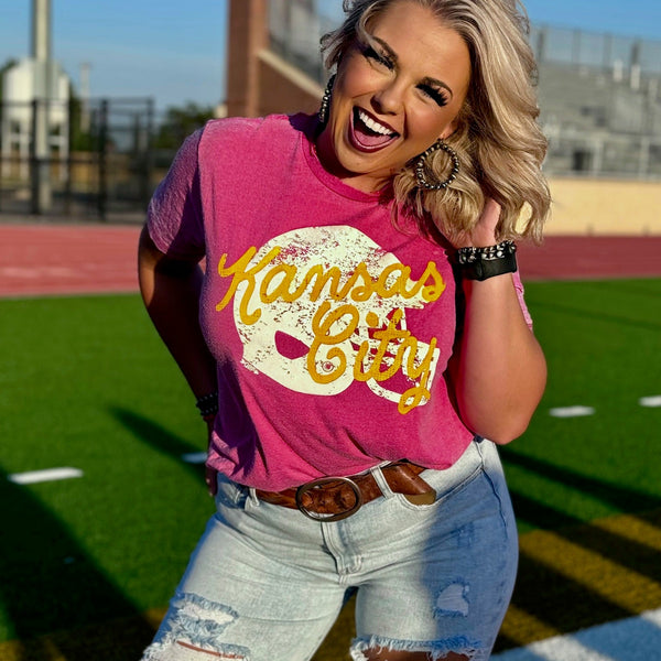 Kansas City with White Helmet by Randi Mahomes