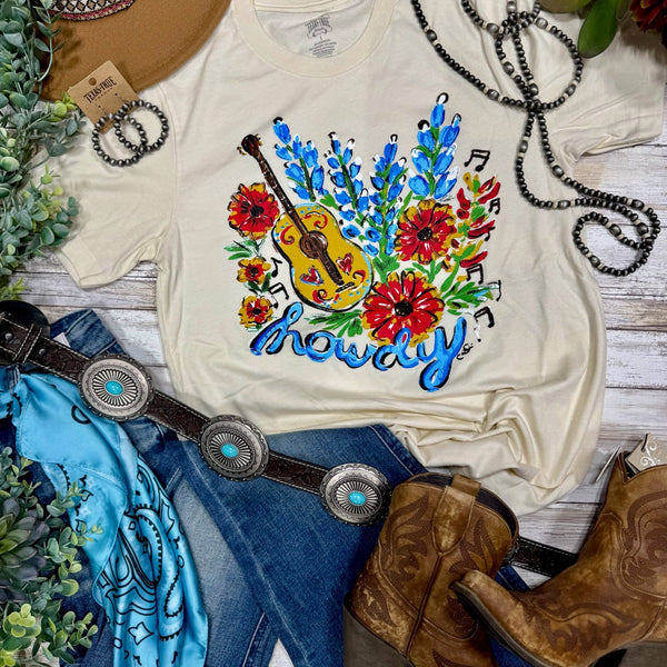 Callie Ann Stelter Bluebonnet Howdy Tee