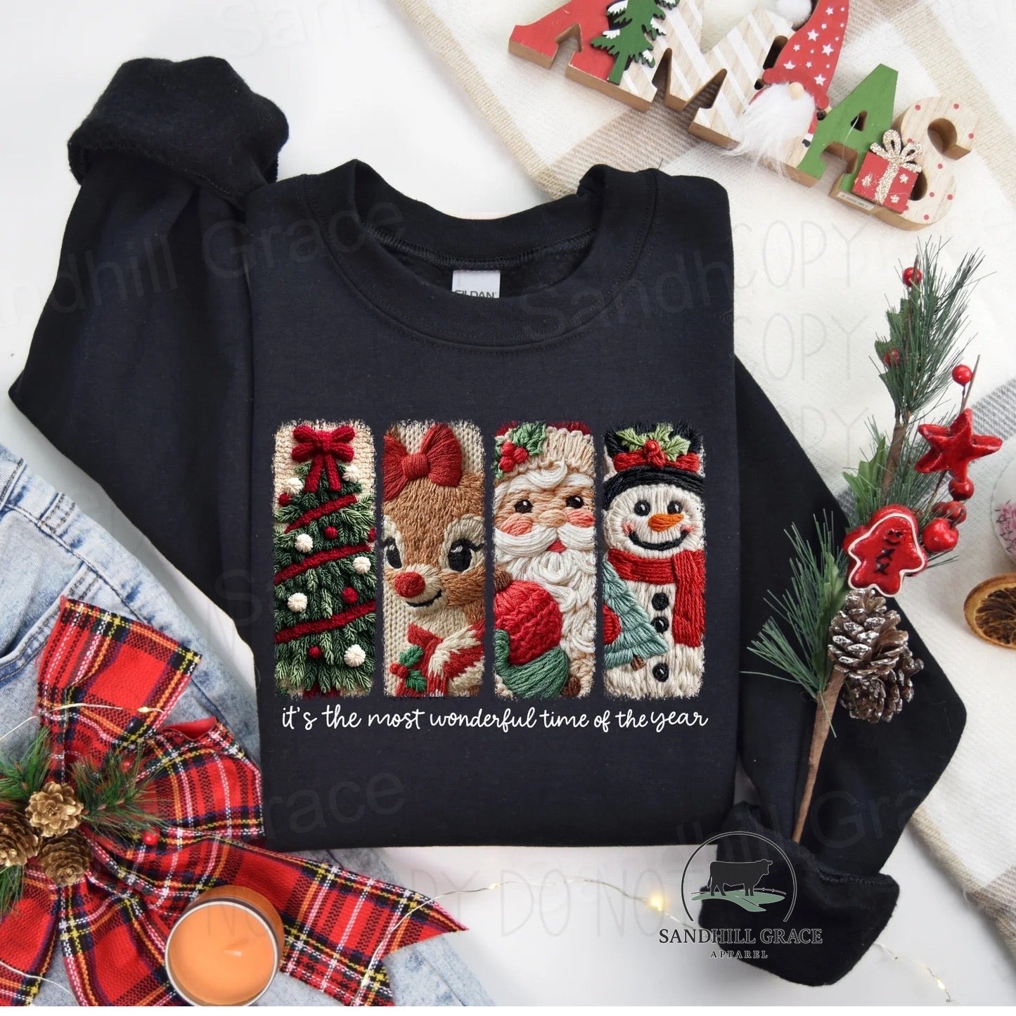 It's the Most Wonderful Time of the Year - Faux Yarn