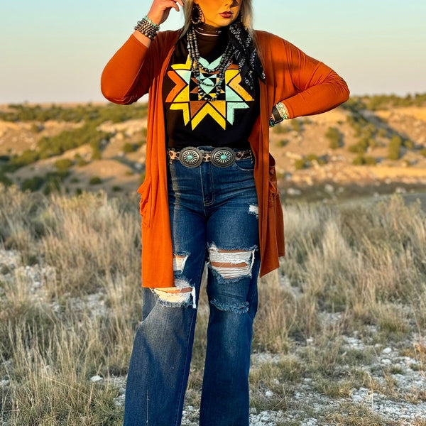 Quilted Aztec in Multicolor Ink