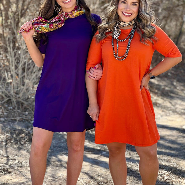 Traci Three-Quarter Sleeve Dress