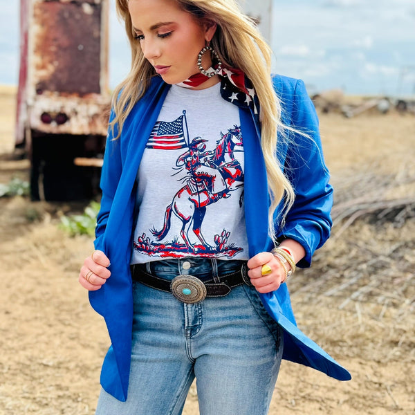 Patriotic Cowboy Tee
