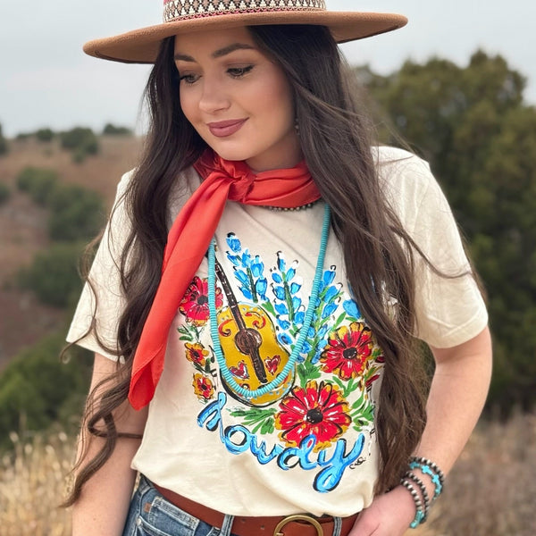 Callie Ann Stelter Bluebonnet Howdy Tee