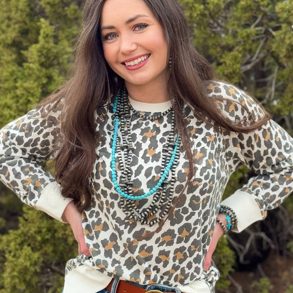 Mendy Leopard Sweatshirt