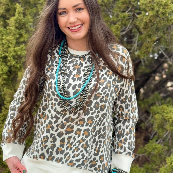 Mendy Leopard Sweatshirt
