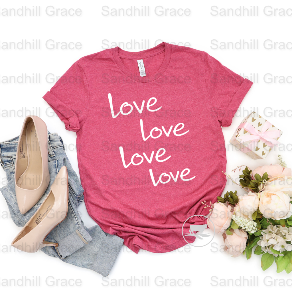 Love, Love, Love - White Ink