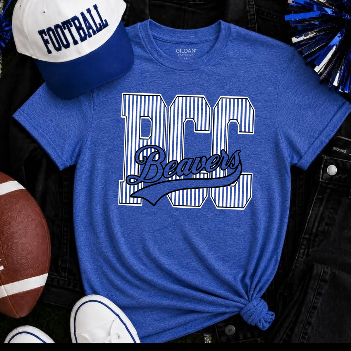 Pratt Community College Beavers — Black & White