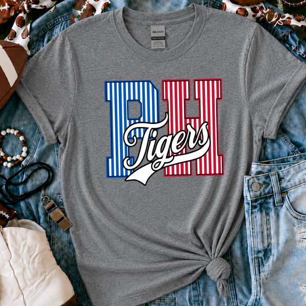 Pawnee Heights Tigers - Blue/Red/White